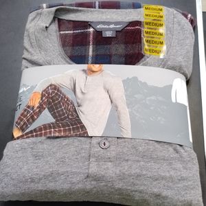 Eddie Bauer cozy fleece lounge set